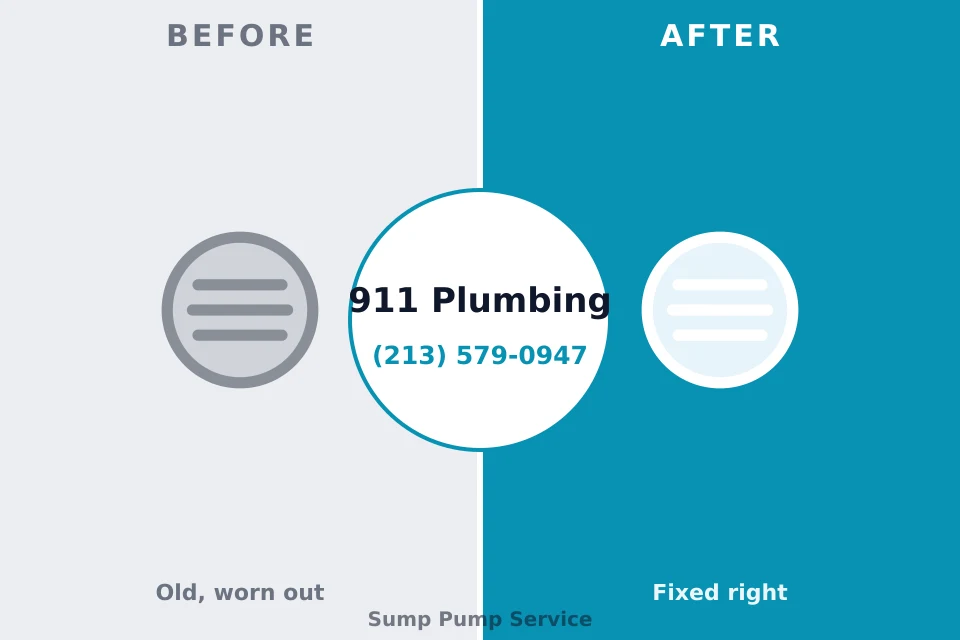Before and after: plumbing company Section, AL